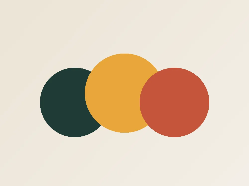 Three overlapping circles in the Exposure palette